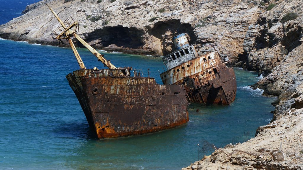 Wrack Amorgos