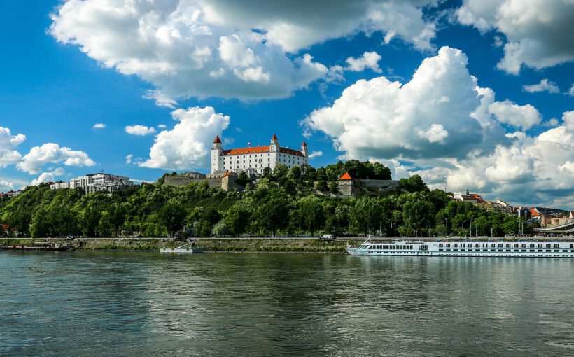 Die Burg in Bratislava, Hauptstadt der Slowakei